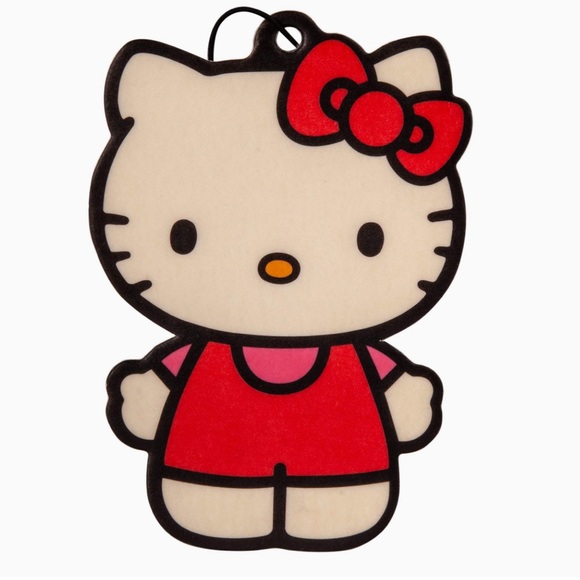 Hello Kitty Air Freshener Strawberry Scented 1 Ct Car Decoration Sanrio NWOT - Picture 7 of 11